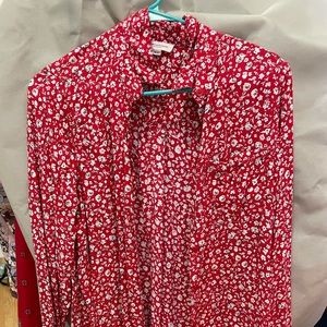BeachLunchLounge Long Sleeve Button Up- MEDIUM